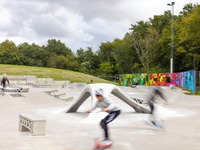 Project skatepark: Skate-elementen voor skatepark in Ängelholm, Zweden