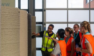 Concrete Design Masterclass laat studenten 3D printen met beton