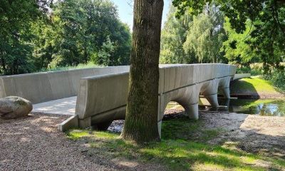 Weber Beamix prints the longest 3D-printed concrete bicycle bridge in the world